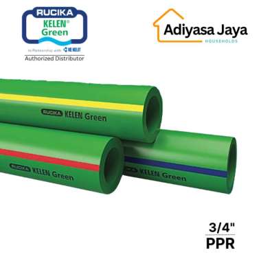 Pipa PPR PN 10 3/4 (Rucika Kelen Green) / Pipa Air Panas PPR