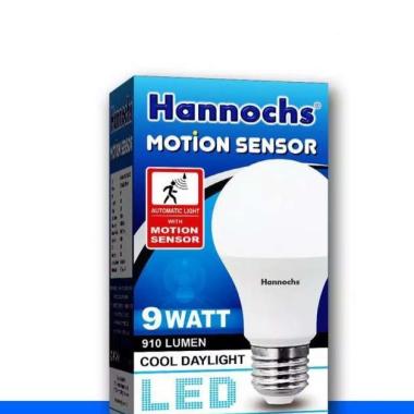 Hannochs Motion Sensor Lampu LED 9 Watt