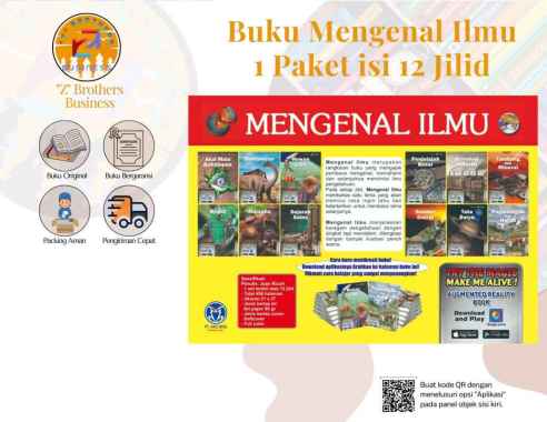 Buku Mengenal Ilmu - 1 Paket Isi 12 Jilid