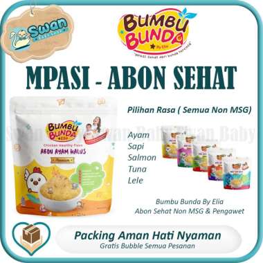 Bumbu Bunda By Elia Abon Sehat Non MSG & Pengawet MPASI Anak 45gr Lele