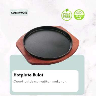 Carinware Hot Plate Steak / Piring Steak / tempat steack persegi panjang impo