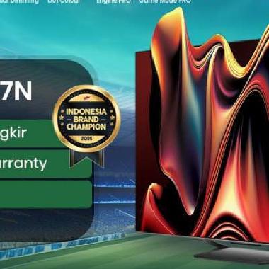 Hisense TV 65U7N 65 inch MiniLED PRO Full Array Local Dimming Quantum Dot Colour Hi View Engine PRO