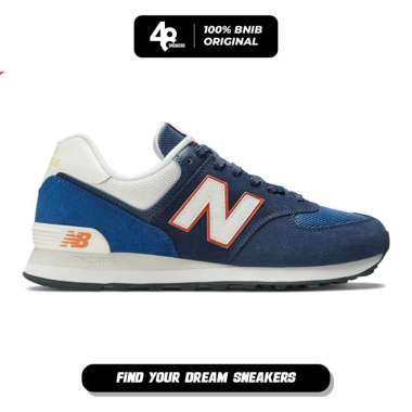 Sepatu Pria New Balance 574 NB Navy White (U574XR2) Original 42