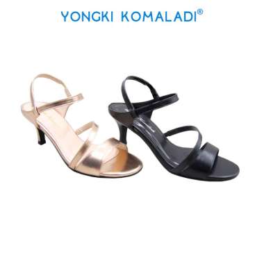 [ ORIGINAL ] YONGKI KOMALADI WHITNEY HEELS OL-KNN7049-24 LADIES 39 ROSE GOLD