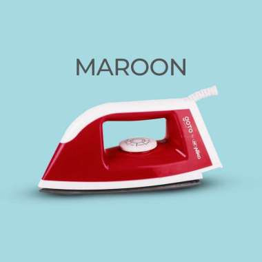 Goto Eiko Setrika Gosokan Listrik Baju Pakaian Anti Lengket NK-999S NK-999S MAROON