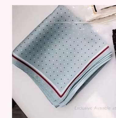 Kina korean bubble scarf pattern twilly scarf wrapped neck premium TOSCA