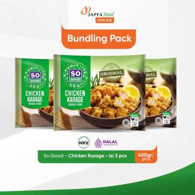 So Good Chicken Karage / Karage Ayam 400gr - Isi 3 pack
