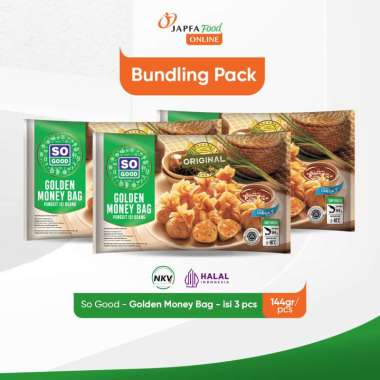So Good Golden Money Bag / Lumpia Udang 144 gr - Isi 3 pack