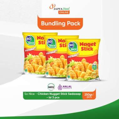 Promo Harga SO NICE Sedaap Chicken Stick 250 gr - Blibli