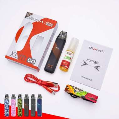 Bundle Oxva Xlim Reborn GO Bundling Liquid OX Passion 15ml Pods Slim White