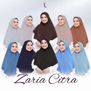 Jilbab instan Bergo Zaria Citra 520 Biru muda