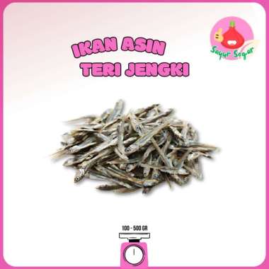 Sayur Segar - Ikan Asin Teri Jengki Utuh / Salted Anchovy 500 gram