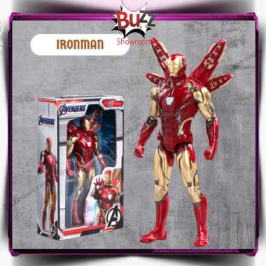 Action Figure Marvel Avengers Endgame 7" Iron Man Mark 7inch Captain Spiderman Thanos Hulk Iron Man