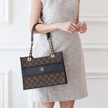 Gobelini Vicario Satchel Bag Gg-Brown/Black