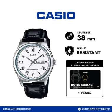 Jam Tangan Pria Casio MTP-V006L-7BUDF Silver Putih