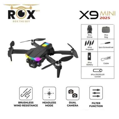 DRONE ROX X9 Mini Drone HD Dual Camera WiFi FPV Combo Version
