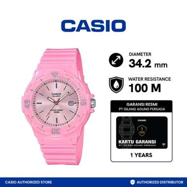 CASIO LRW-200H-4E4VDF Analog Casual Jam Tangan Wanita pink
