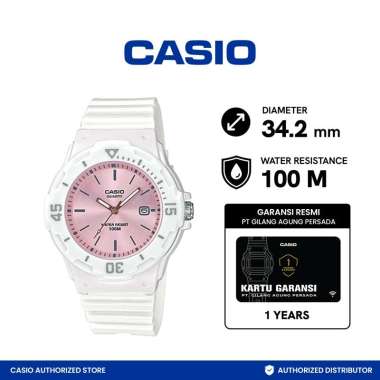 Jam Tangan Wanita Casio LRW-200H-4E3VDF White Pink