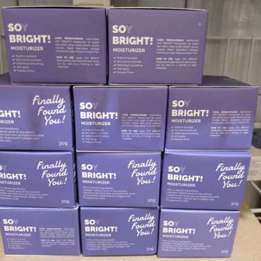 Finally Found You! Soy Bright! Moisturizer 30 Gr - Krim Pelembab