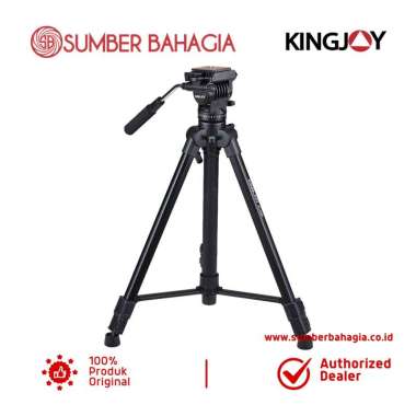 Sumber Bahagia - Kingjoy VT-1500 Fluid Head Tripod BLACK