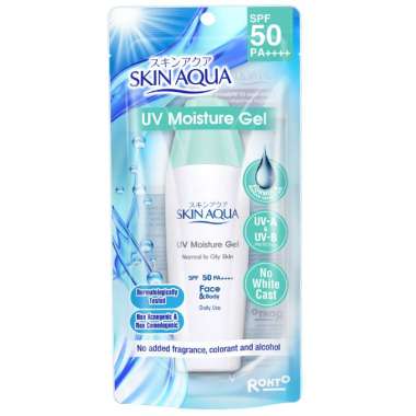 Skin Aqua UV Moisture Gel SPF 50 PA++ Normal To Oily Skin Peleembab Wajah [40 g]