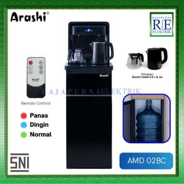 ARASHI Dispenser Air Galon Bawah Multifungsi Arashi AMD 01B / 02BC Dingin Normal & Panas AMD 02BC Hi
