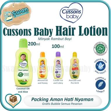Cussons Baby Hair Lotion 50+50ml / 100+100ml cusson Lotion Rambut Bayi Minyak Rambut Bayi Rambut 50+