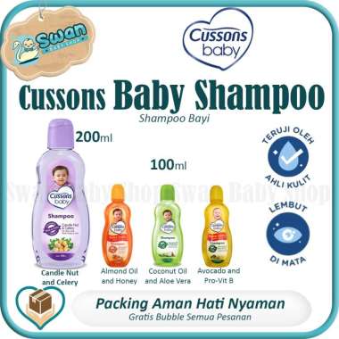 Cussons Baby Shampoo / Shampoo Perawatan Rambut Bayi Avocado + Pro Vit B 50+50ml