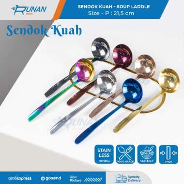 Centong Kuah - Centong Soup Hotel Sendok Sayur Kuah Alat Makan - Gold Hotel Korea Style Gold