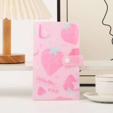 OEM ONE-C1141 Album Foto Polaroid 2R 120 dan 240 Slot Motif Buah Lucu / Tempat Kartu Kolbuk Photocar