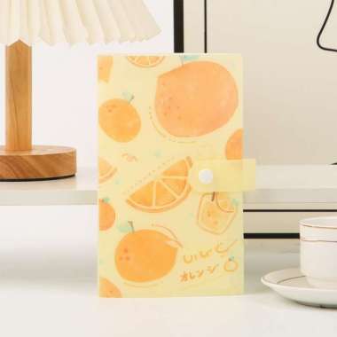 OEM ONE-C1141 Album Foto Polaroid 2R 120 dan 240 Slot Motif Buah Lucu / Tempat Kartu Kolbuk Photocar