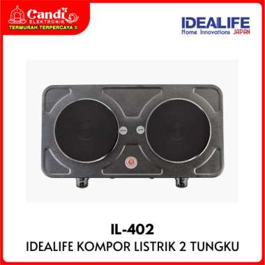 IDEALIFE Kompor Listrik 2 Tungku IL-402