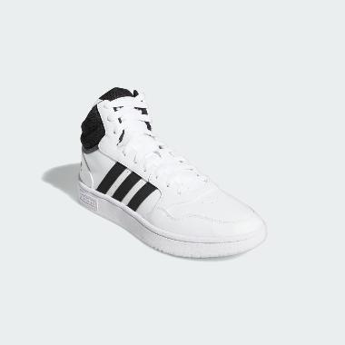 adidas Men Basketball Shoes Hoops 3.0 Mid Classic Vintage Sepatu Basket Pria [GW3019] 8.5 Core Black