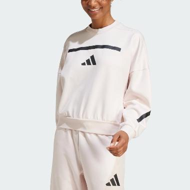 adidas Women Sweatshirt adidas Z.N.E. Sweatshirt Sweater Wanita [JF4783] A/S Wonder Quartz