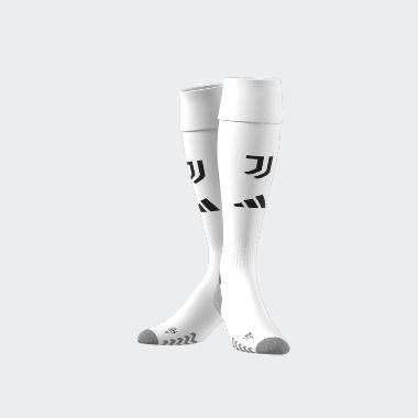 adidas Unisex Football Home Knee Socks Juventus 24/25 Kaos Kaki Bola [IS8004] XL White