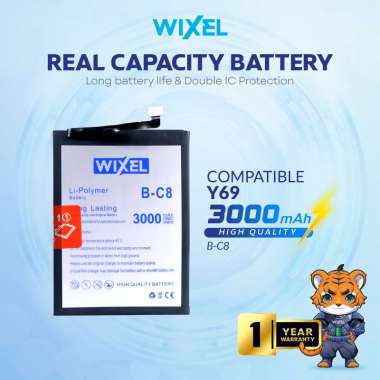 WIXEL Baterai Y69 1714 B-C8 BC8 Double Power Real Capacity Batre Batrai Battery