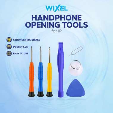 WIXEL - Repair Tools for Iphone Obeng Set HP Bongkar Handphone Opening Tool Kit Pembuka Buka Ip