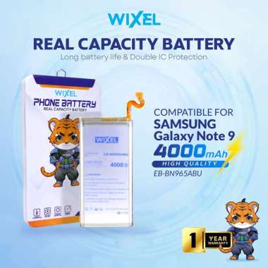 WIXEL Baterai Samsung Galaxy Note 9 EB-BN965ABU SM-N960F Double Power Real Capacity Batre Batrai Bat
