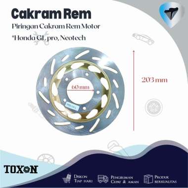 Cakram Rem Motor / Piringan Rem Motor / Disc Brake / Universal / Honda GL Pro