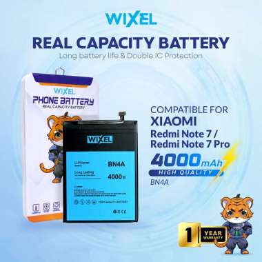 WIXEL Baterai BN4A Compatible For Redmi Note 7 / Note 7 Pro Double Power Batre Batrai Battery BN 4A
