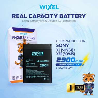 WIXEL Baterai Son Xperia XZ XZS Dual LIS1632ERPC F8331 F8332 AU SOV34 SOV35 Double Power Real Capaci