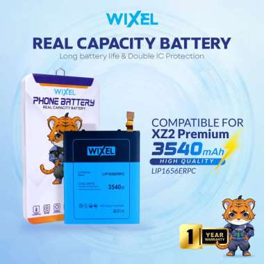 WIXEL Baterai Xperia XZ2 PREMIUM AU SOV38 LIP1656ERPC Double Power Real Capacity Batre Batrai Batter