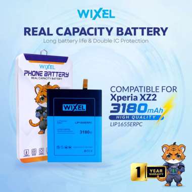 WIXEL Baterai Xperia XZ2 702SO SOV37 LIP1655ERPC Docomo Global Double Power Real Capacity Batre Batr