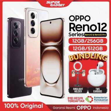 OPPO Reno12 Pro 5G 12/512 12/256 RAM 12 ROM 256 512 GB 12GB 256GB 512GB Reno 12 HP Smartphone Androi