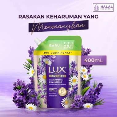 Promo Harga LUX Hijab Series Body Wash Zaitun & Madu 400 ml - Blibli
