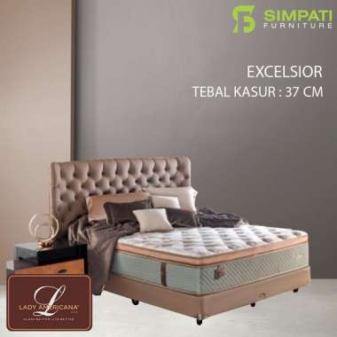 Lady Americana Spring Bed Excelsior ( set springbed ) 180 x 200 Multicolor