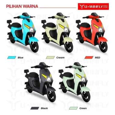 Sepeda Listrik Uwinfly D60 NEW 2024 Hijau