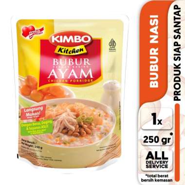 KIMBO Kitchen Bubur Ayam Makanan Instan [250 g]