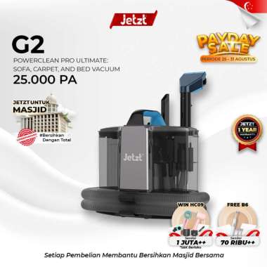JETZT G2 Suction Wet Vacuum Cleaner Sofa Carpet Bed Deep Cleaning Mesin cuci sofa karpet