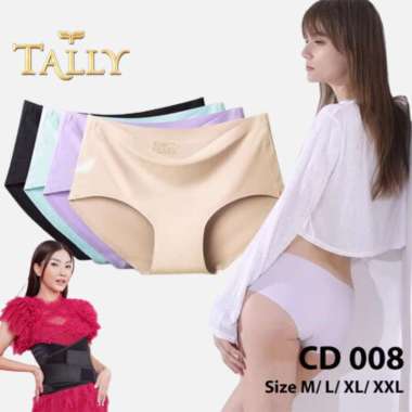 Tally 008 Seamless Celana Dalam Wanita XL Multicolor